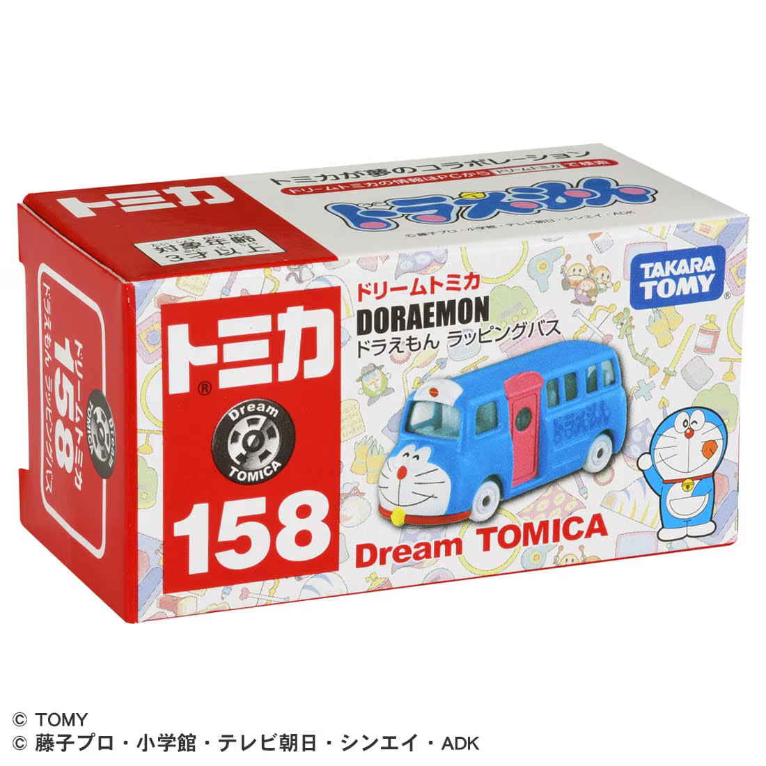 TAKARA TOMY/Tomica No. 158 Doraemon Wrapping Bus (700)