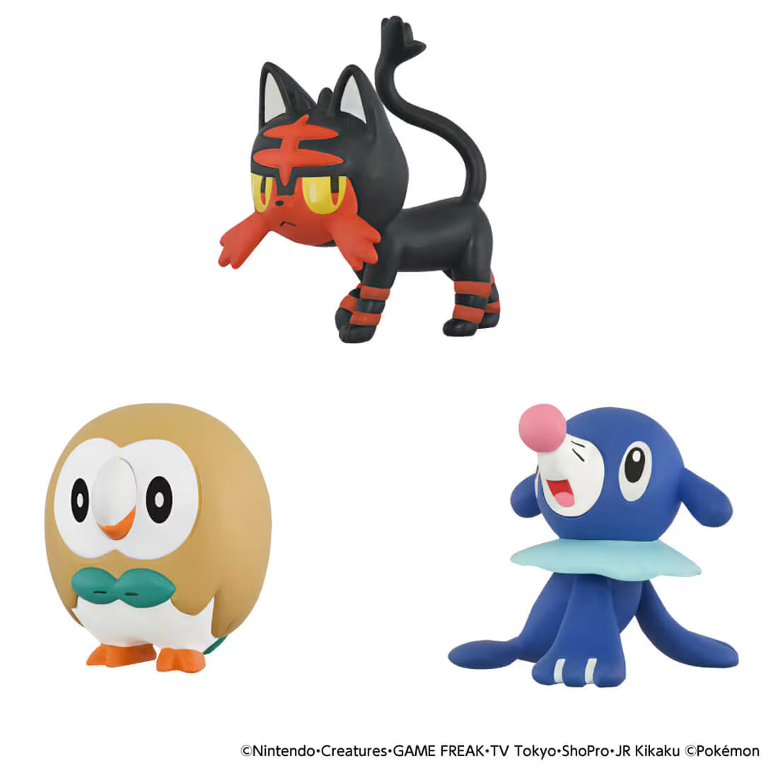 TAKARA TOMY/モンコレ ポケモン30周年記念 旅立ちの3匹セット アローラ地方