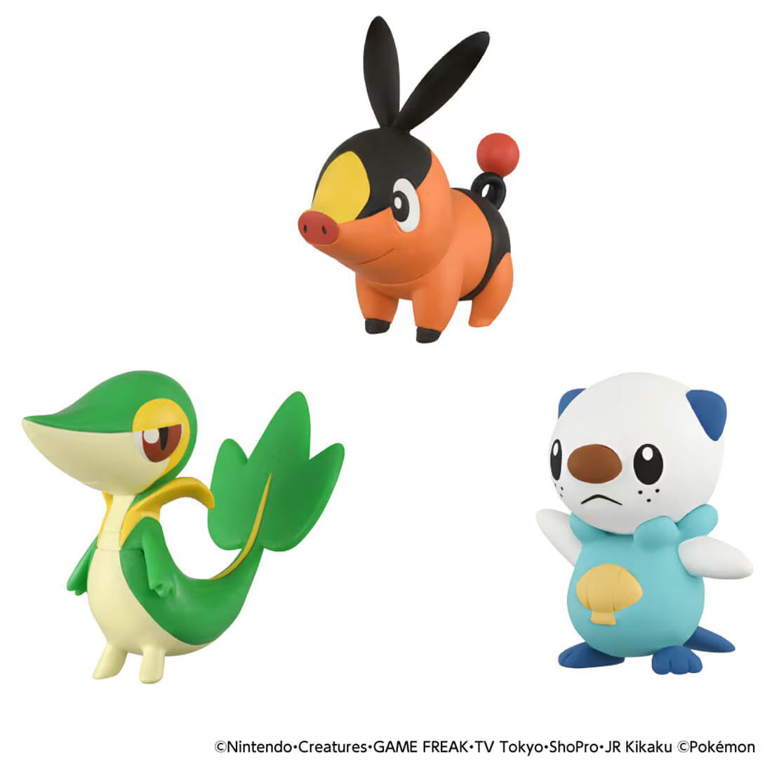 TAKARA TOMY/モンコレ ポケモン30周年記念 旅立ちの3匹セット イッシュ地方