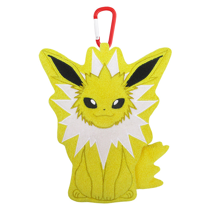 三英貿易/ポケットモンスター　ぬいぐるみ雑貨/PZ35 ぺたふわポーチ サンダース