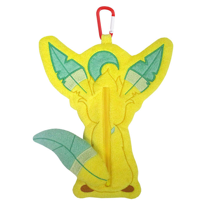 Sanei Boeki/Pokémon Plush Goods/PZ39 Petafuwa Pouch Leafeon