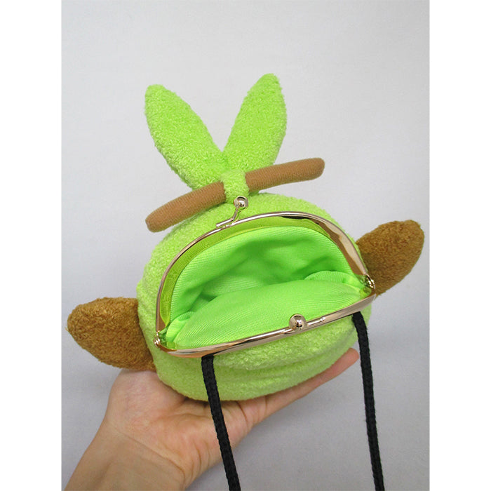 三英貿易/ポケットモンスター　ぬいぐるみ雑貨/PZ49 がまぐちポシェット サルノリ