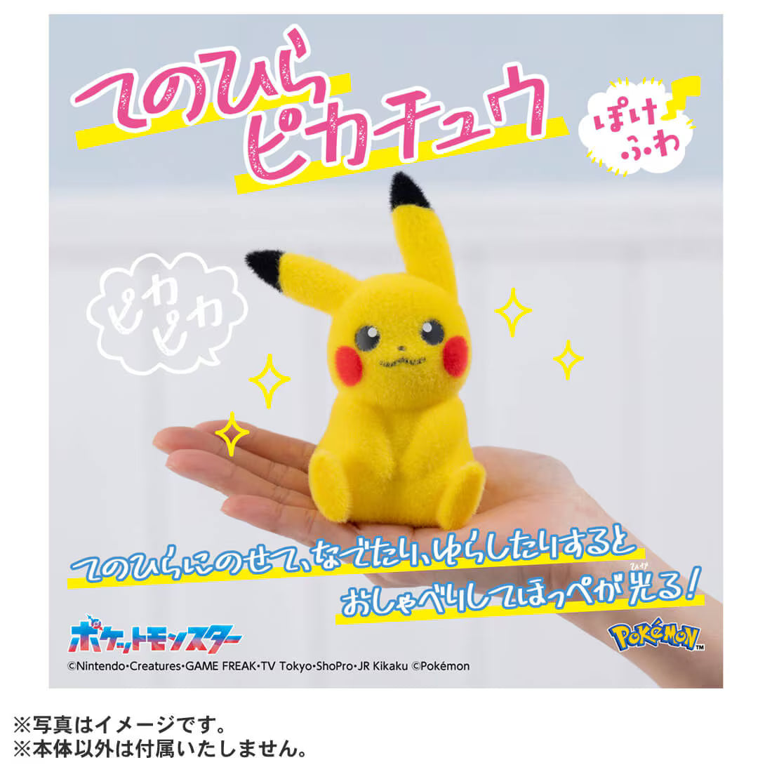 TAKARA TOMY/てのひらピカチュウ　ぽけふわ