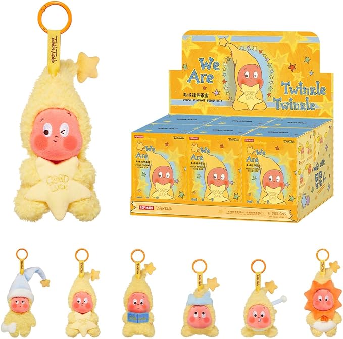 POP MART/We are Twinkle Twinkle Series-Plush Pendant（1/6）