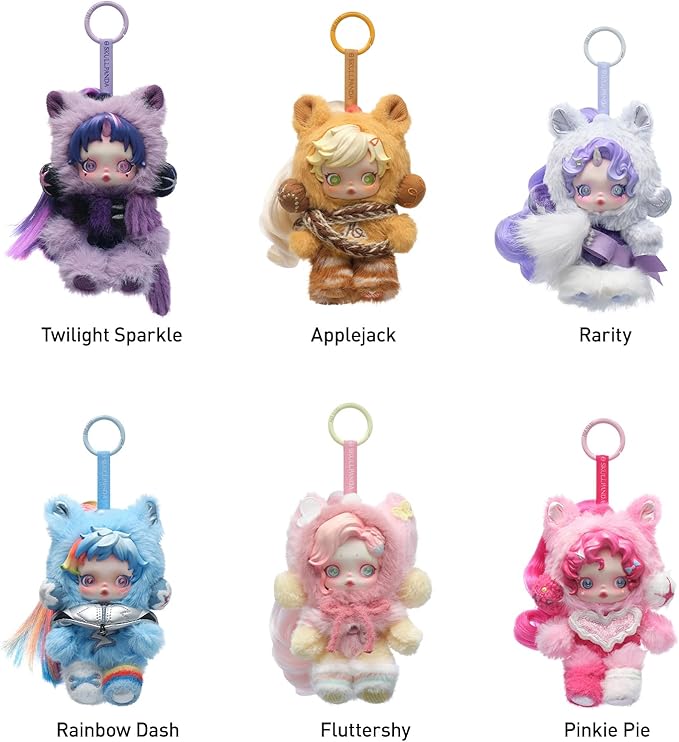 POP MART/SKULLPANDA × My Little Pony Series Plush Pendant (1/6)