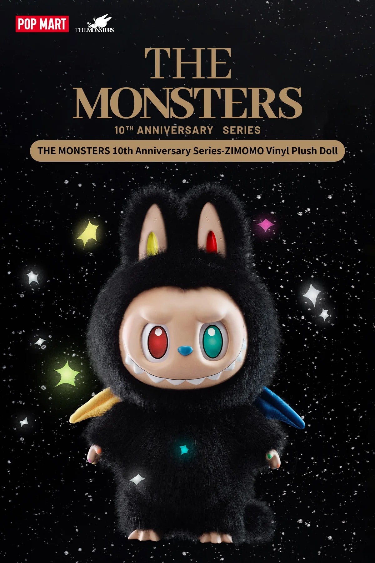 POP MART/THE MONSTERS 10th Anniversary シリーズ ZIMOMO ぬいぐるみ