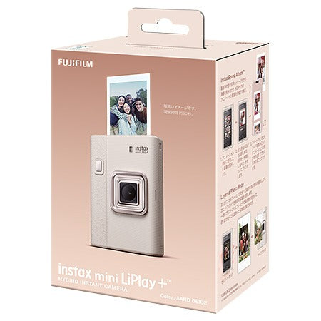 FUJIFILM/富士フイルム チェキ instax mini LiPlay＋ サンドベージュ