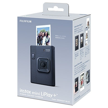 FUJIFILM/富士フイルム チェキ intax mini LiPlay+ ミッドナイトブルー