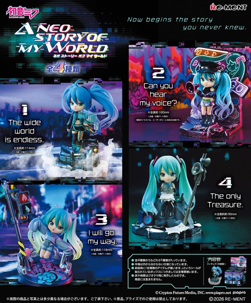 RE-MENT/初音ミク A neostory of my world（1/4）