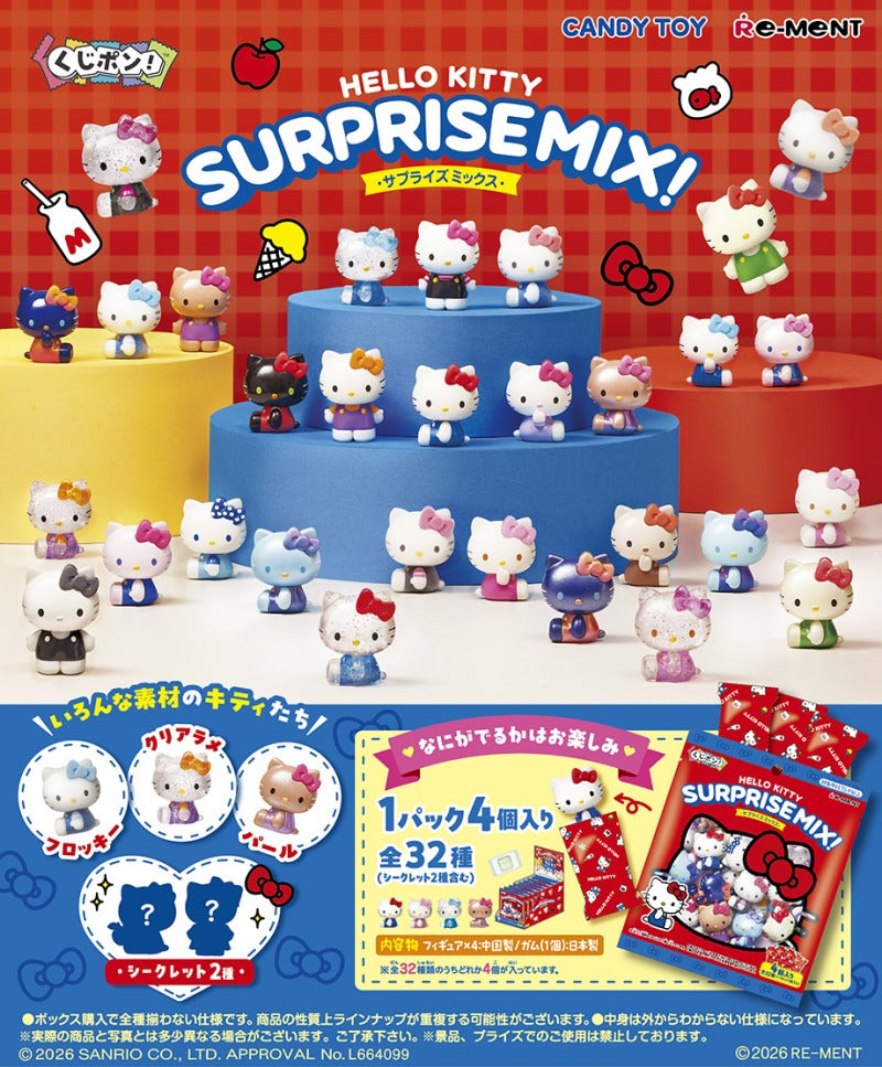 RE-MENT/くじポン! Hello Kitty SURPRISE MIX!（1/8）