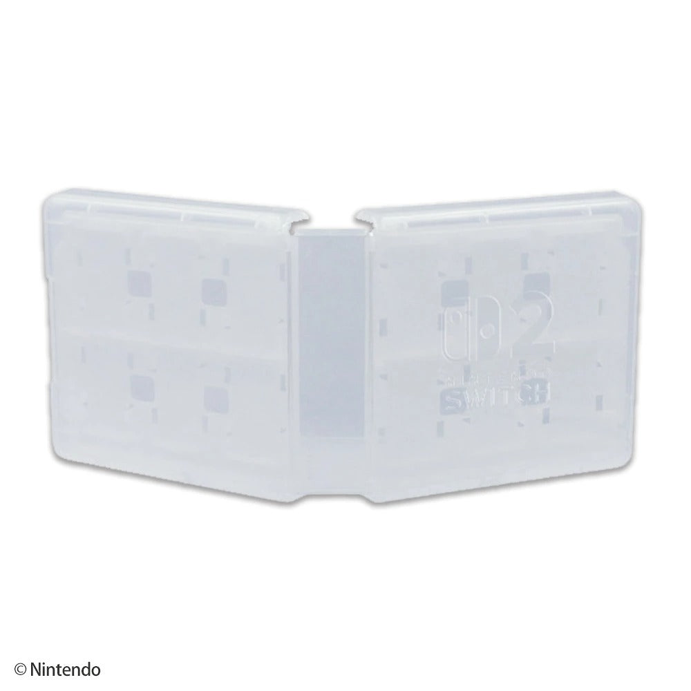 Licensed Product / Card Case for Nintendo NS2, 24 Card Pockets, White