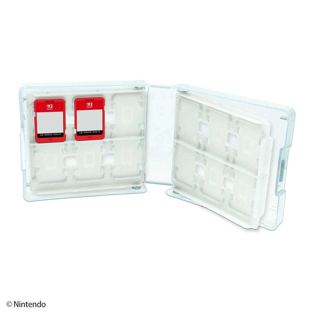 Licensed Product / Card Case for Nintendo NS2, 24 Card Pockets, White
