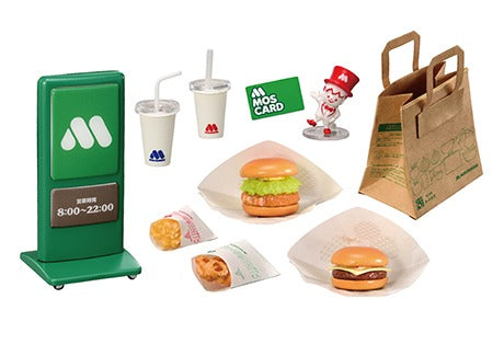 RE-MENT/Company collaboration: Delicious mouthfuls ♪ Mos Burger (1/6)