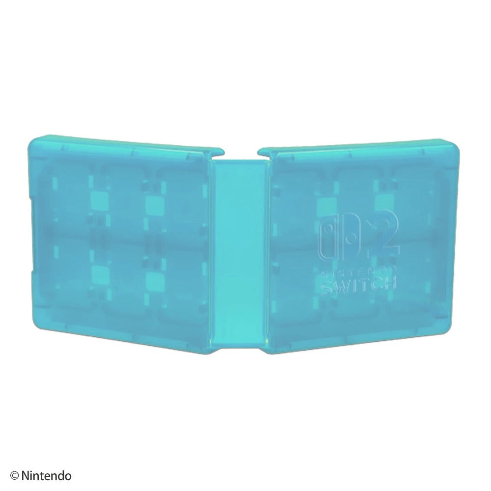 ライセンス商品/任天堂 NS2用カードケース カードポケット24 アクアブルー