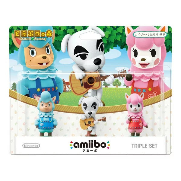 任天堂/amiibo-トリプルセット[カイゾー／とたけけ／リサ]（どうぶつの森シリーズ）