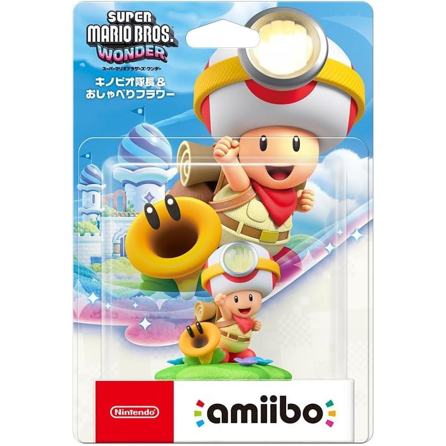 任天堂/amiibo キノピオ隊長&おしゃべりフラワー(スーパーマリオシリーズ)