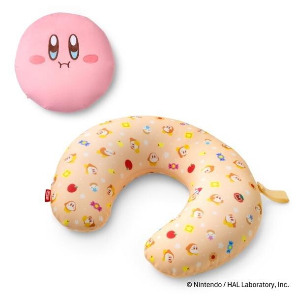 任天堂 / 星のカービィ　2WAYネックピロー（ほおばり）(2,800)