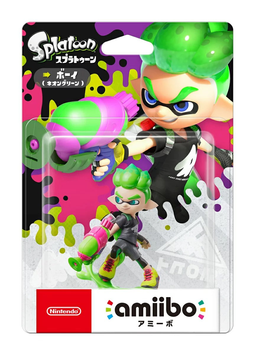 任天堂/amiibo ボーイ【ネオングリーン】（スプラトゥーンシリーズ）