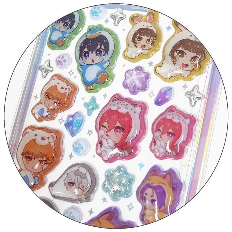 Uruchuru POP SEAL/BLUE LOCK Kigurumin's Cooling