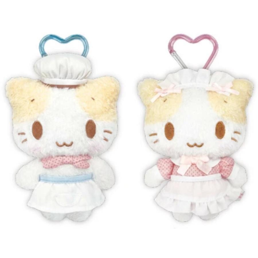 ティー・シー・ピー/マシュマロみたいなふわふわにゃんこ カラビナ付きマスコット メイド
