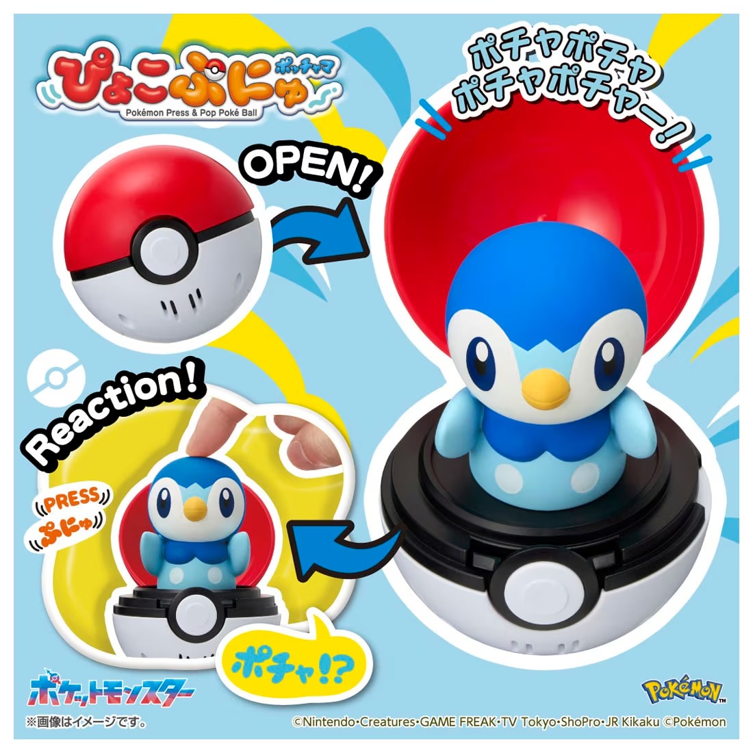 TAKARA TOMY/ポケットモンスター ぴょこぷにゅ ポッチャマ（2000）