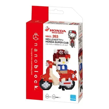 nanoblock/NBCC-263 ハローキティ×HONDA スーパーカブ
