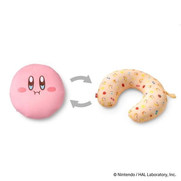 任天堂 / 星のカービィ　2WAYネックピロー（ほおばり）(2,800)
