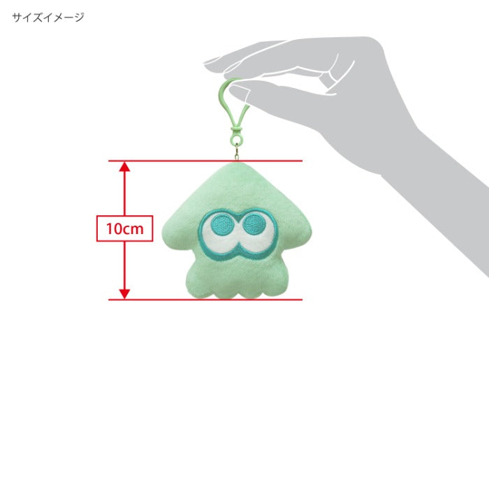 三英貿易/スプラトゥーン3 ぬいぐるみマスコット イカ(ライトブルー)