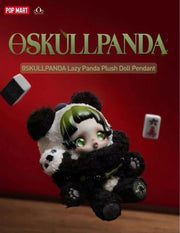 POP MART/SKULLPANDA Lazy Panda ぬいぐるみペンダント スカルパンダ